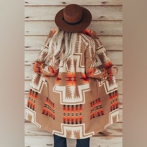 PENDLETON WOMEN'S HARDING ARCHIVE BLANKET WOOL COAT - BRAND NEW WITH TAGS